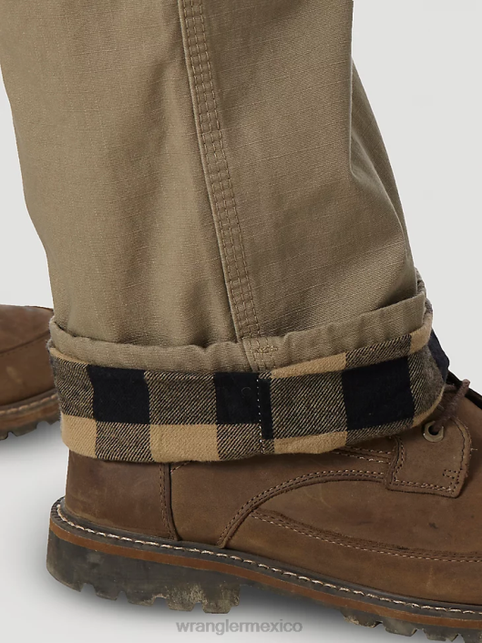 ropa mx Wrangler hombres Pantalón Ranger de tejido antidesgarro con forro de ropa de trabajo Riggs ladrar (3w065br) 62D6655