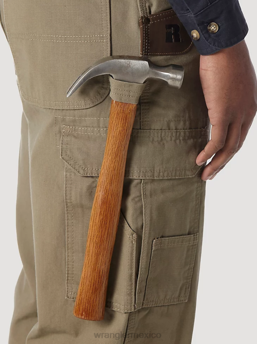 ropa mx Wrangler hombres Pantalón Ranger de tejido antidesgarro con forro de ropa de trabajo Riggs ladrar (3w065br) 62D6678