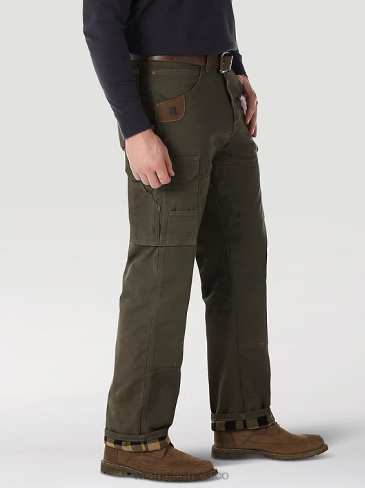 ropa mx Wrangler hombres Pantalón Ranger de tejido antidesgarro con forro de ropa de trabajo Riggs loden (3w065ld) 62D6680
