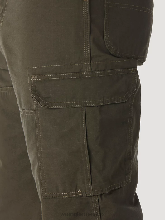 ropa mx Wrangler hombres Pantalón Ranger de tejido antidesgarro con forro de ropa de trabajo Riggs loden (3w065ld) 62D6680