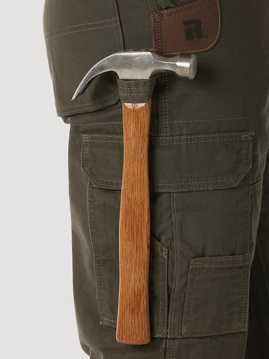 ropa mx Wrangler hombres Pantalón Ranger de tejido antidesgarro con forro de ropa de trabajo Riggs loden (3w065ld) 62D6680