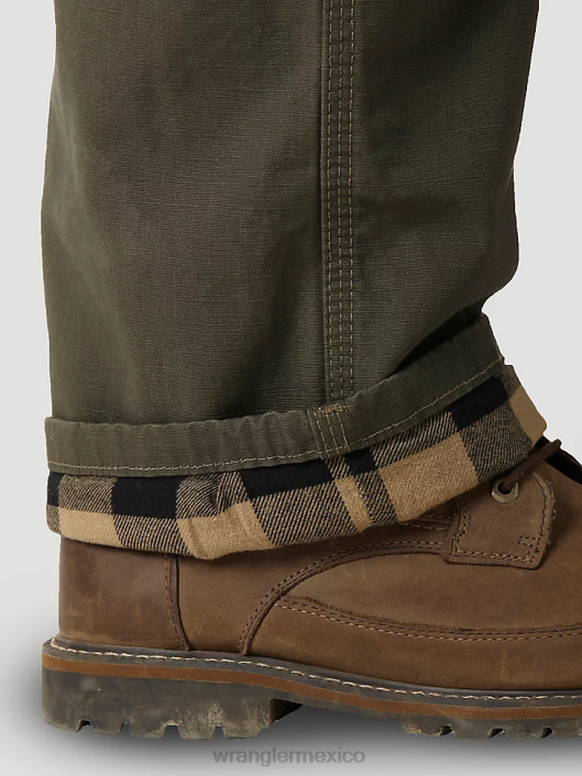 ropa mx Wrangler hombres Pantalón Ranger de tejido antidesgarro con forro de ropa de trabajo Riggs loden (3w065ld) 62D6680