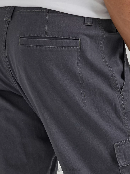 ropa mx Wrangler hombres Pantalón cargo elástico relajado Authentics antracita (10zm7abah) 62D6235