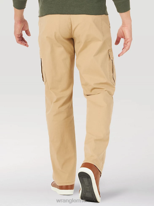 ropa mx Wrangler hombres Pantalón cargo elástico relajado Authentics travertino (10zm7abtv) 62D6234
