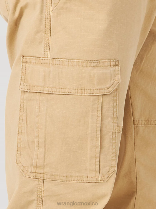ropa mx Wrangler hombres Pantalón cargo elástico relajado Authentics travertino (10zm7abtv) 62D6234
