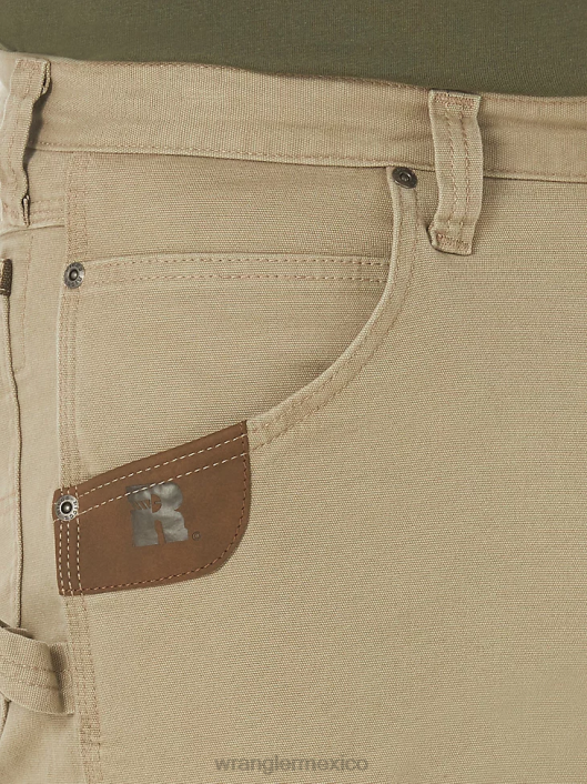 ropa mx Wrangler hombres Pantalón corto cargo Ranger elástico de ropa de trabajo Riggs caqui oscuro (3w362dk) 62D6536