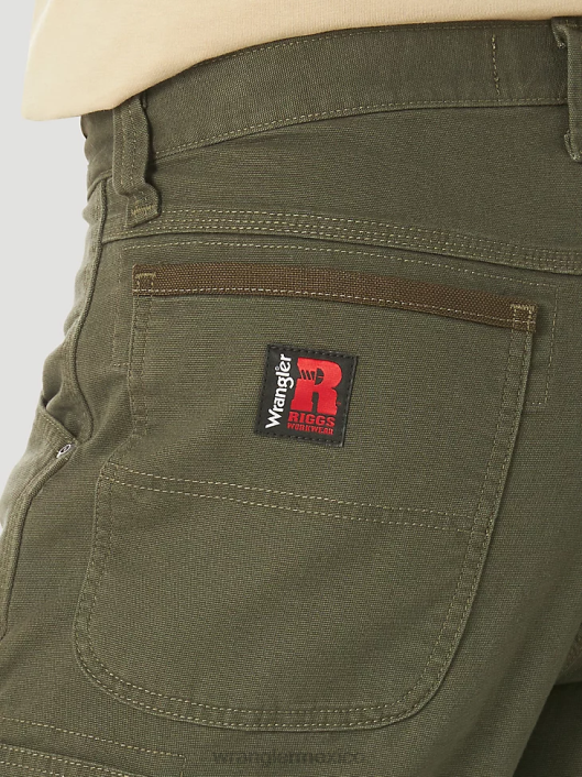 ropa mx Wrangler hombres Pantalón corto cargo Ranger elástico de ropa de trabajo Riggs loden (3w362ld) 62D6537