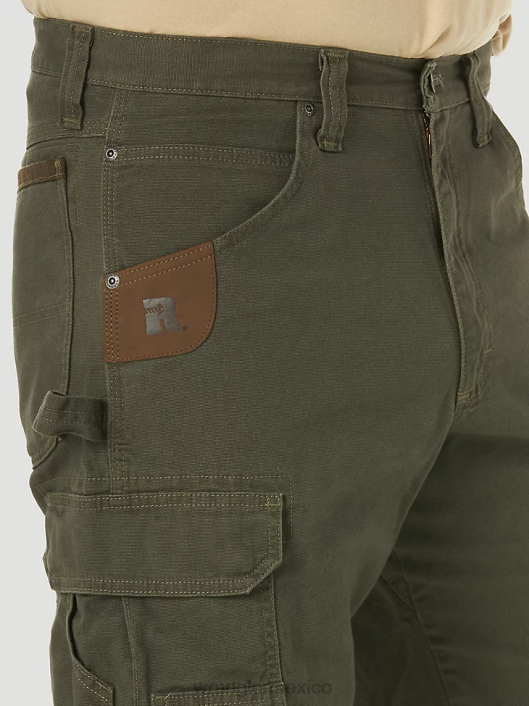 ropa mx Wrangler hombres Pantalón corto cargo Ranger elástico de ropa de trabajo Riggs loden (3w362ld) 62D6537