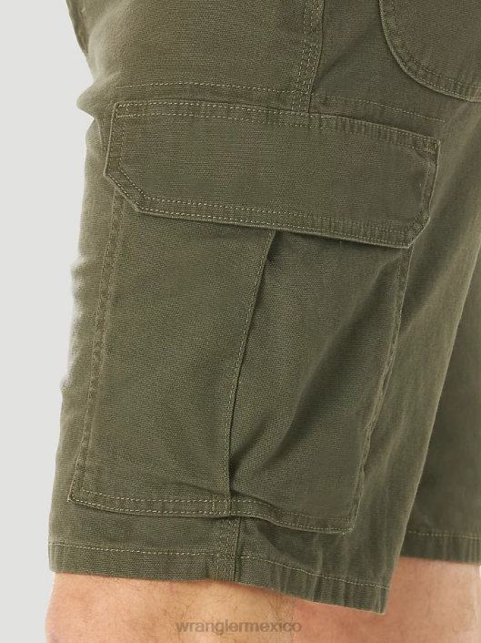 ropa mx Wrangler hombres Pantalón corto cargo Ranger elástico de ropa de trabajo Riggs loden (3w362ld) 62D6537