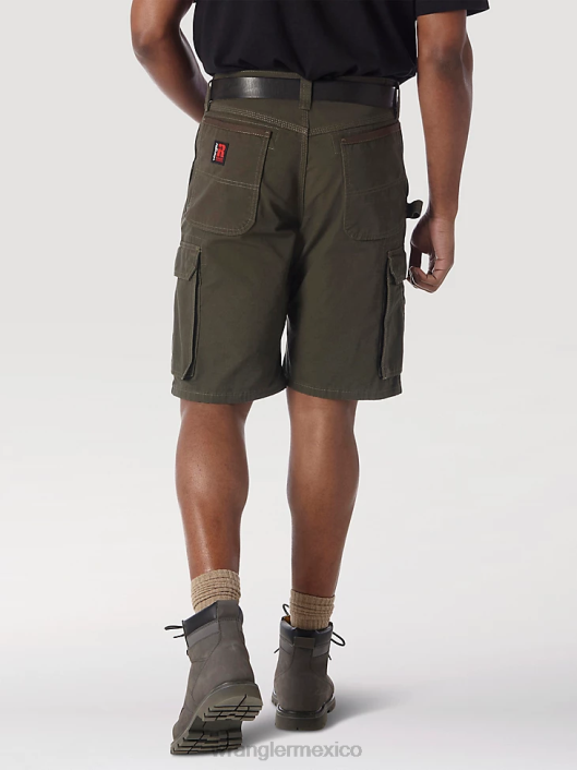 ropa mx Wrangler hombres Pantalón corto tipo cargo Ranger Ripstop de ropa de trabajo Riggs cargado (3w360ld) 62D6524