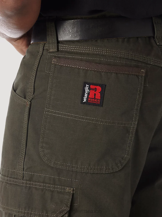 ropa mx Wrangler hombres Pantalón corto tipo cargo Ranger Ripstop de ropa de trabajo Riggs cargado (3w360ld) 62D6524
