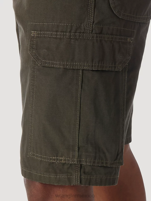 ropa mx Wrangler hombres Pantalón corto tipo cargo Ranger Ripstop de ropa de trabajo Riggs cargado (3w360ld) 62D6524