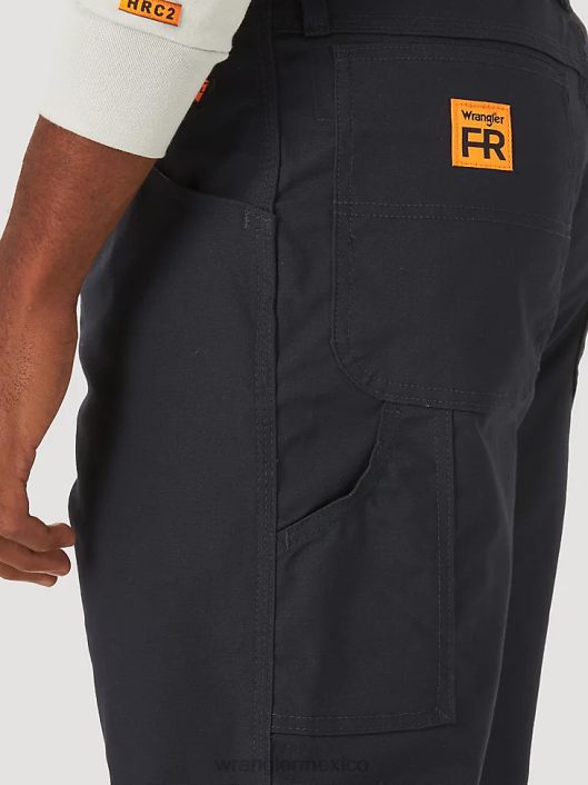 ropa mx Wrangler hombres Pantalón de carpintero resistente al fuego riggs workwear fr azul marino (fr3wacb) 62D6264