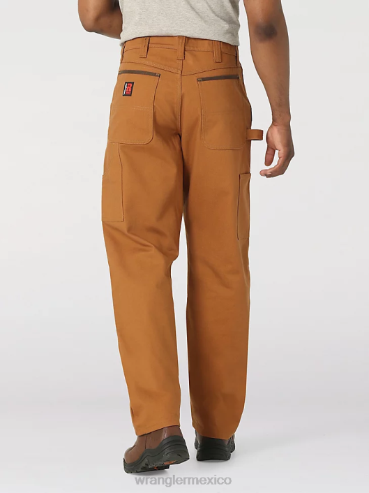 ropa mx Wrangler hombres Pantalón de trabajo utilitario de ajuste relajado Riggs caucho (112317891) 62D6677