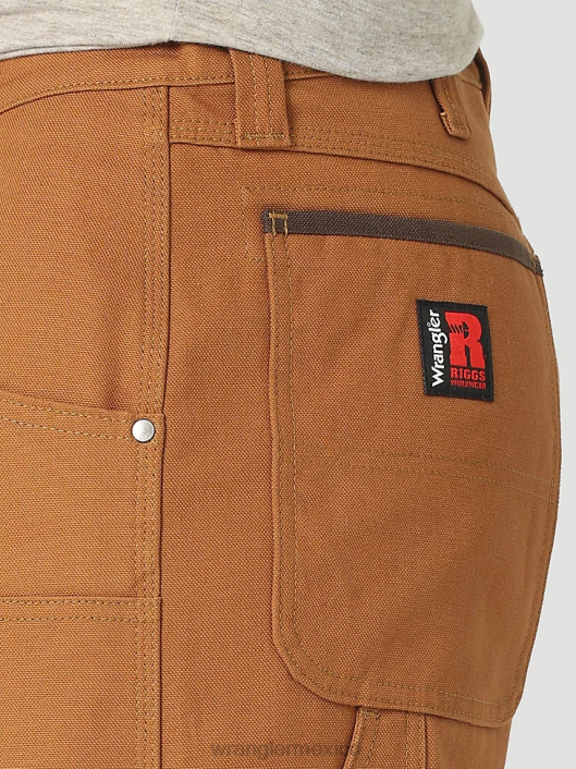 ropa mx Wrangler hombres Pantalón de trabajo utilitario de ajuste relajado Riggs caucho (112317891) 62D6677