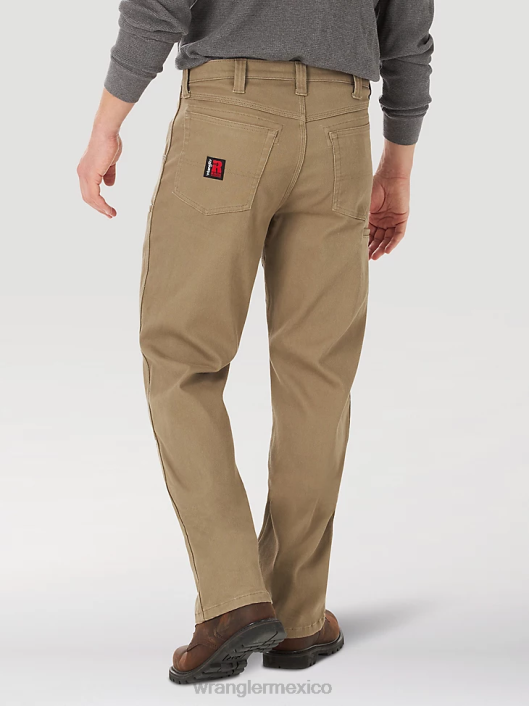 ropa mx Wrangler hombres Riggs Workwear Utility pantalón corto relajado raya diplomática gris (112325410) 62D6674