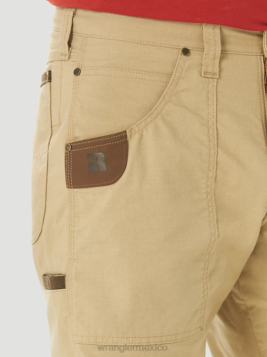 ropa mx Wrangler hombres Ropa de trabajo Riggs pantalón corto de trabajo de corte regular caqui dorado (3w341gk) 62D6663