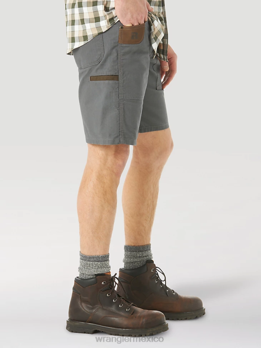 ropa mx Wrangler hombres Ropa de trabajo Riggs pantalón corto de trabajo de corte regular gris (3w341gy) 62D6664