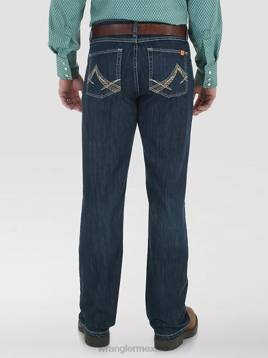 ropa mx Wrangler hombres Vaquero bota vintage ignífugo 20x fr lavado con enjuague (10fr42mwr) 62D6107
