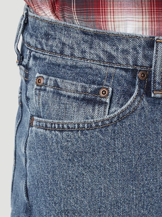 ropa mx Wrangler hombres Vaqueros Authentics de corte regular de algodón azul antiguo (10zm100vg) 62D6152