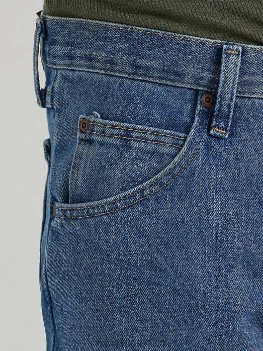 ropa mx Wrangler hombres Vaqueros Authentics de corte regular de algodón lavado a la piedra oscuro (10zm100sw) 62D6153