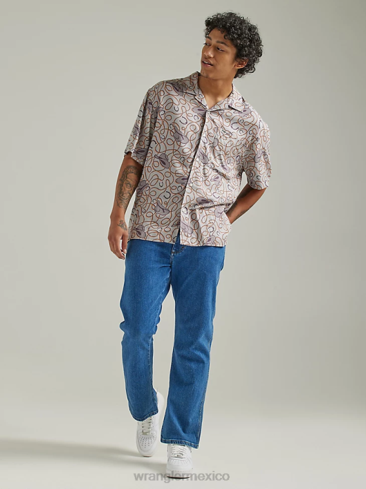 ropa mx Wrangler hombres Vaqueros Authentics de corte regular de algodón negro (10zm100bk) 62D6147