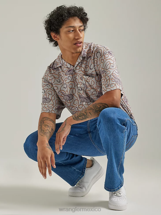 ropa mx Wrangler hombres Vaqueros Authentics de corte regular de algodón negro (10zm100bk) 62D6147