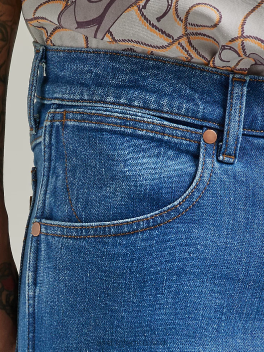 ropa mx Wrangler hombres Vaqueros Authentics de corte regular de algodón negro (10zm100bk) 62D6147