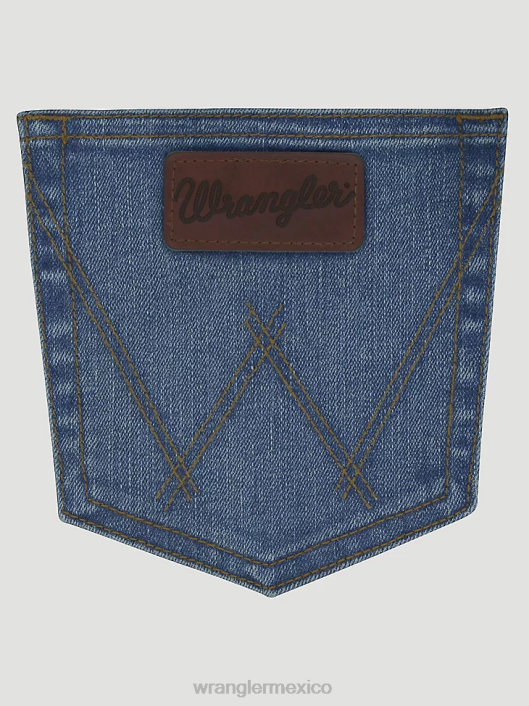ropa mx Wrangler hombres Vaqueros ajustados con flexión activa 20x nublado (02mcwor) 62D6118