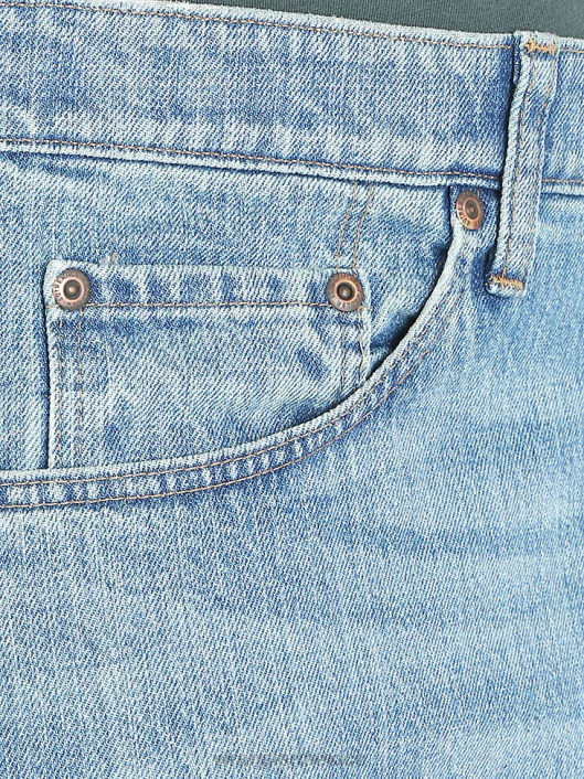 ropa mx Wrangler hombres Vaqueros auténticos de ajuste regular y cintura cómoda azul tiza (10zm1csch) 62D6206