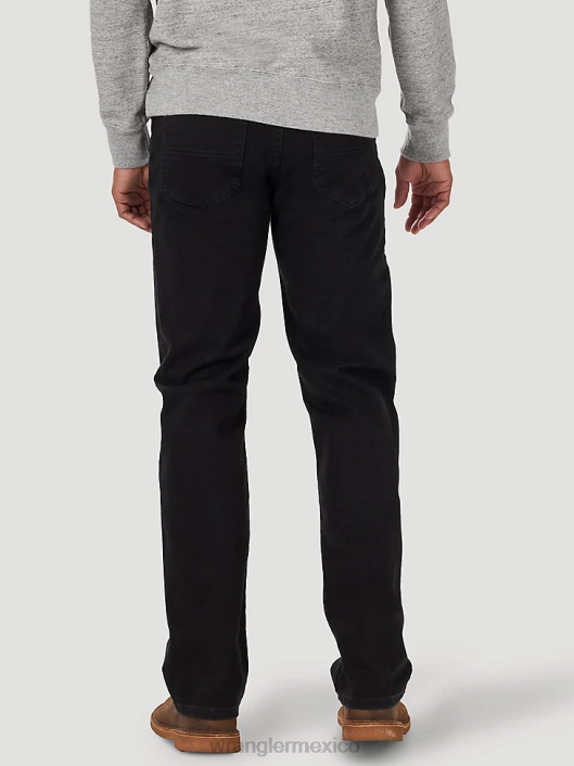 ropa mx Wrangler hombres Vaqueros auténticos de ajuste regular y cintura cómoda negro de carbón (10zm1cscb) 62D6207