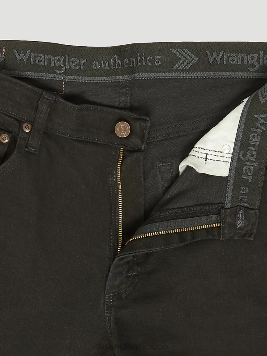 ropa mx Wrangler hombres Vaqueros auténticos de ajuste regular y cintura cómoda negro de carbón (10zm1cscb) 62D6207