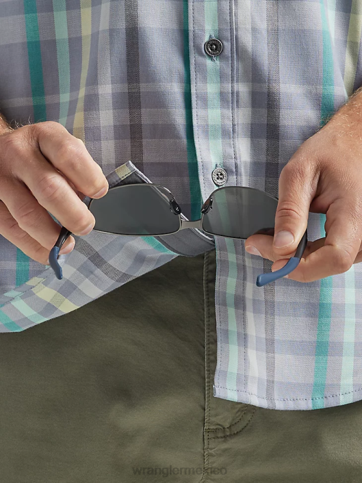 ropa mx Wrangler hombres camisa a cuadros atg by horizonte cuadros kure (112333873) 62D6652