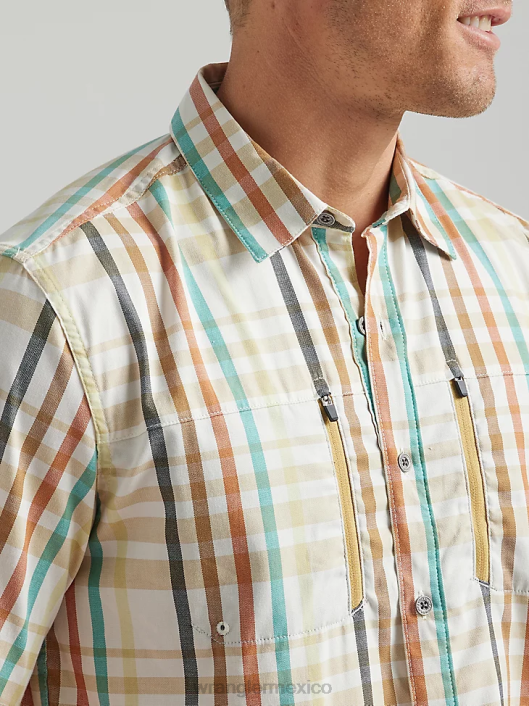 ropa mx Wrangler hombres camisa a cuadros atg by horizonte playa carolina (112331234) 62D6296