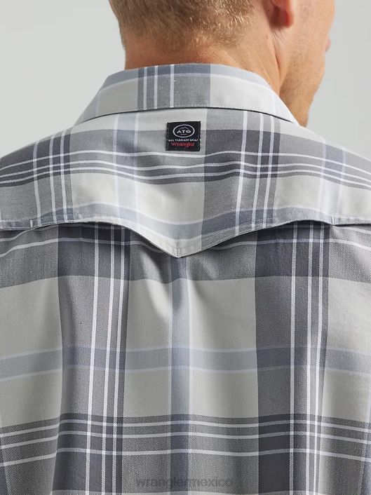 ropa mx Wrangler hombres camisa atg occidental río gunnison (112331265) 62D6452