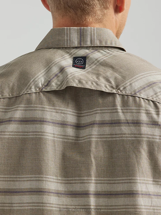ropa mx Wrangler hombres camisa atg por brisa arroyo de cereza (112331239) 62D6639