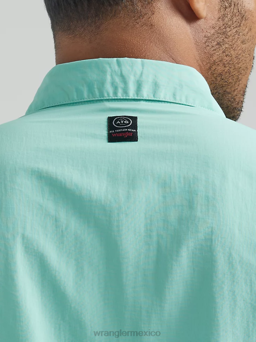 ropa mx Wrangler hombres camisa de manga larga atg pescador océano (112331259) 62D6339