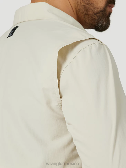 ropa mx Wrangler hombres camisa de manga larga atg pescador pelícano (10nsb75pn) 62D6340