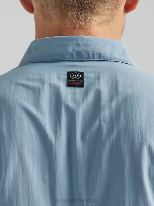 ropa mx Wrangler hombres camisa de manga larga atg pescador vientos alisios (112333906) 62D6338
