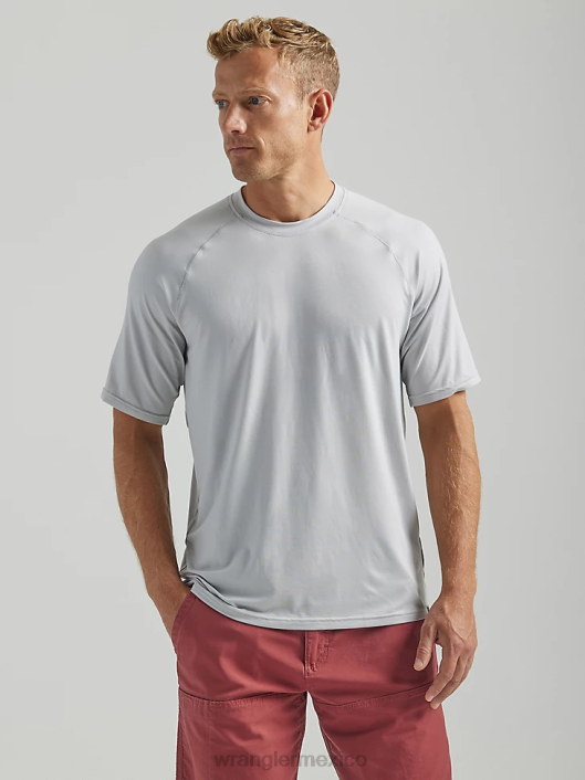 ropa mx Wrangler hombres camisa de punto atg performance niebla del puerto (112331282) 62D6290