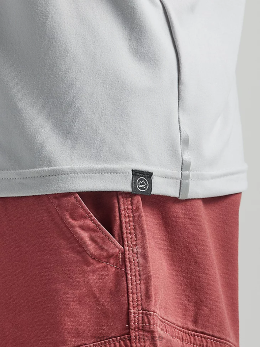 ropa mx Wrangler hombres camisa de punto atg performance niebla del puerto (112331282) 62D6641