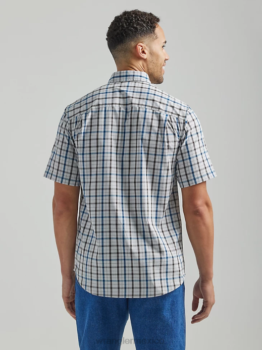 ropa mx Wrangler hombres camisa de trabajo a cuadros riggs workwear aguacero (112325152) 62D6672