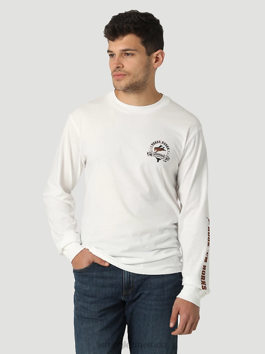 ropa mx Wrangler hombres camisa lisa de manga larga con botones de george strait negro (mgs269x) 62D6292