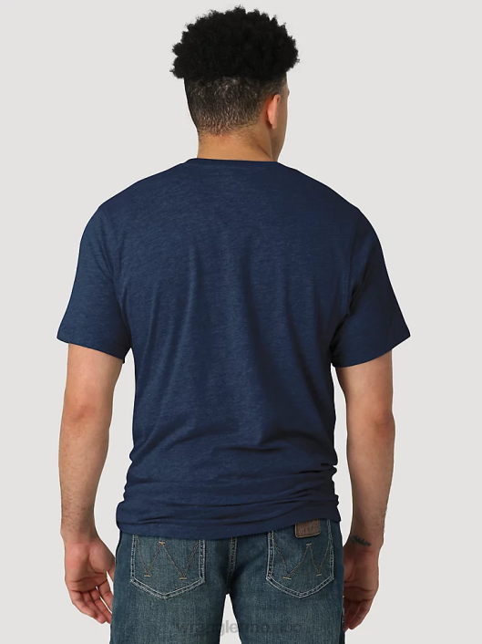 ropa mx Wrangler hombres camisa lisa de manga larga con botones de george strait negro (mgs269x) 62D6292