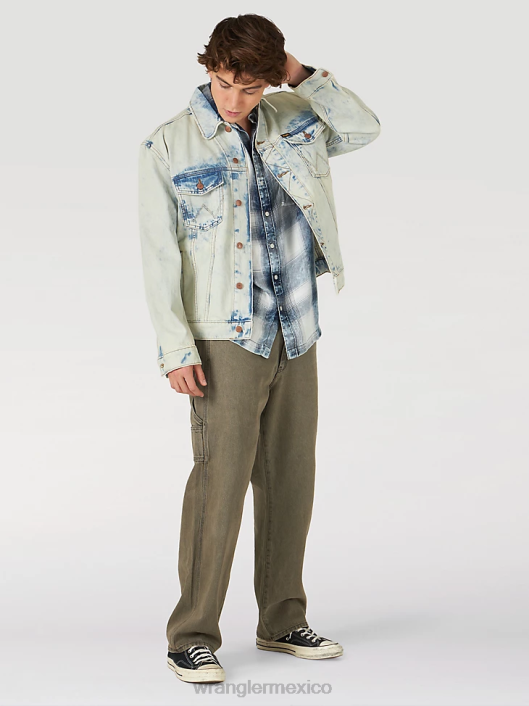 ropa mx Wrangler hombres chaqueta anti-fit Heritage agua salada (112317432) 62D6620