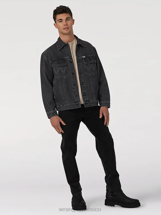 ropa mx Wrangler hombres chaqueta anti-fit Heritage azul (112335451) 62D6616