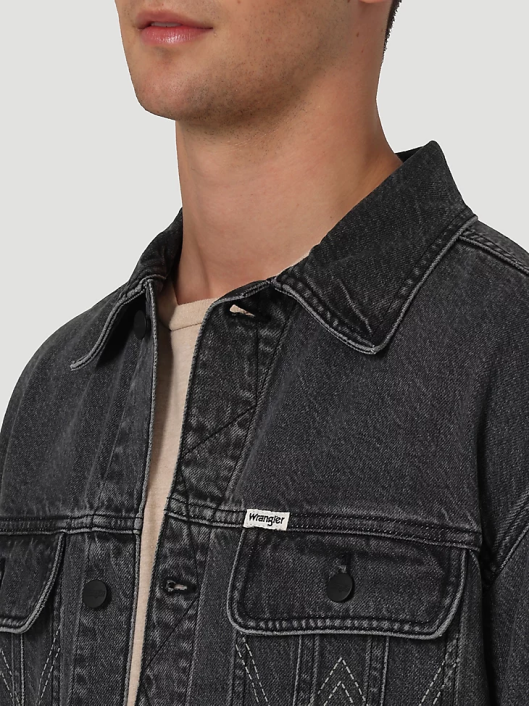 ropa mx Wrangler hombres chaqueta anti-fit Heritage azul (112335451) 62D6616