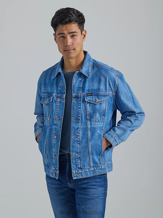 ropa mx Wrangler hombres chaqueta anti-fit Heritage ojos azules (112335509) 62D6617
