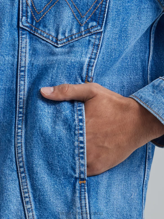 ropa mx Wrangler hombres chaqueta anti-fit Heritage ojos azules (112335509) 62D6617