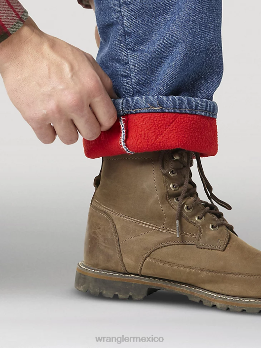 ropa mx Wrangler hombres jean térmico resistente al desgaste lavado a la piedra (33213sw) 62D6196